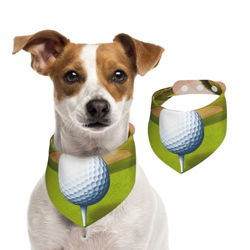 Hundehalstuch, Golf, Sport, Haustier-Schal, verstellbar, waschbar, doppelseitig, Haustier-Halstuch, Baumwolle, Dreieck-Lätzchen, Hunde-Schals, Katzenschals für Welpen, Kostüm, Zubehör, Größe M Hundehalstuch, Golf, Sport, Haustier-Schal, verstellbar, waschbar, doppelseitig, Haustier-Halstuch, Baumwolle, Dreieck-Lätzchen, Hunde-Schals, Katzenschals für Welpen, Kostüm, Zubehör, Größe M von SDTYKHJ