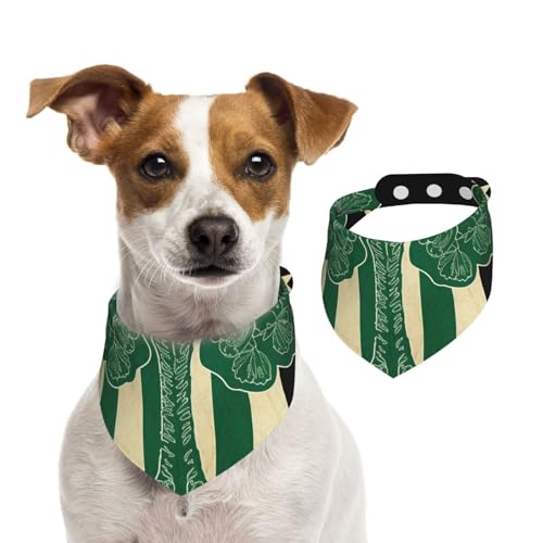 Hundehalstuch, Irische amerikanische Flagge, Haustier-Schal, verstellbar, waschbar, doppelseitig, Haustier-Halstuch, Baumwolle, Dreieck-Lätzchen, Hunde-Schals, Katzenschals für Welpen, Kostüm-Zubehör von SDTYKHJ