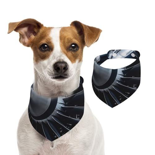 Hundehalstuch, Jet-Motor, Haustier-Schal, verstellbar, waschbar, doppelseitig, Haustier-Halstuch, Baumwolle, Dreieck-Lätzchen, Hunde-Schals, Katzenschals für Welpen, Kostüm-Zubehör, Größe L Hundehalstuch, Jet-Motor, Haustier-Schal, verstellbar, waschbar, doppelseitig, Haustier-Halstuch, Baumwolle, Dreieck-Lätzchen, Hunde-Schals, Katzenschals für Welpen, Kostüm-Zubehör, Größe L von SDTYKHJ