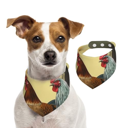 Hundehalstuch, italienische Hühner, Haustier-Schal, verstellbar, waschbar, doppelseitig, Haustier-Halstuch, Baumwolle, Dreieck-Lätzchen, Hunde-Schals, Katzenschals für Welpen, Kostüm-Zubehör, Größe S Hundehalstuch, italienische Hühner, Haustier-Schal, verstellbar, waschbar, doppelseitig, Haustier-Halstuch, Baumwolle, Dreieck-Lätzchen, Hunde-Schals, Katzenschals für Welpen, Kostüm-Zubehör, Größe S von SDTYKHJ