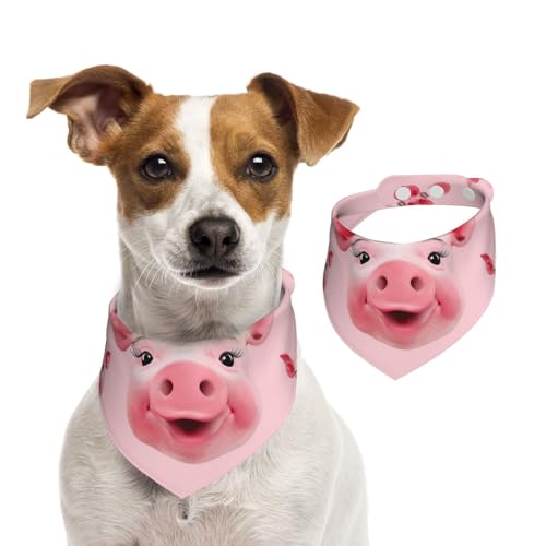 Hundehalstuch, lächelndes Haustier, verstellbar, waschbar, doppelseitig, Haustier-Halstuch, Baumwolle, Dreieck-Lätzchen, Hunde-Schals, Katzenschals für Welpen, Kostüm-Zubehör, Größe L Hundehalstuch, lächelndes Haustier, verstellbar, waschbar, doppelseitig, Haustier-Halstuch, Baumwolle, Dreieck-Lätzchen, Hunde-Schals, Katzenschals für Welpen, Kostüm-Zubehör, Größe L von SDTYKHJ