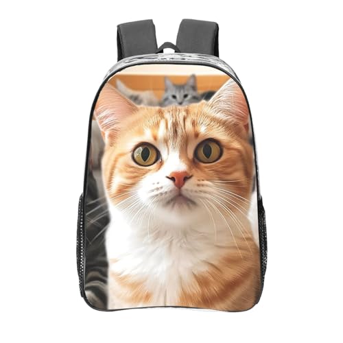 SDTYKHJ Transparenter Rucksack, wasserdicht, PVC, transparent, Laptop-Tasche, lustig, Haustier, Katze, strapazierfähig, durchsichtig, Tagesrucksack, Einheitsgröße, Reiserucksäcke SDTYKHJ Transparenter Rucksack, wasserdicht, PVC, transparent, Laptop-Tasche, lustig, Haustier, Katze, strapazierfähig, durchsichtig, Tagesrucksack, Einheitsgröße, Reiserucksäcke von SDTYKHJ