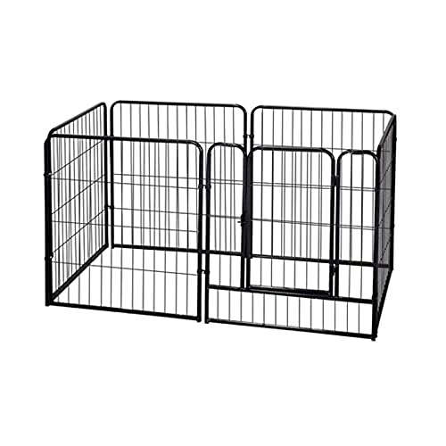 Laufstall für Haustiere, Laufstall, Welpenlaufstall, Hundezaun, Übungsstall, Tor, Zaun, faltbar, Kleintierkäfig, Innenbereich, Tierzaun, Schwarz Laufstall für Haustiere, Laufstall, Welpenlaufstall, Hundezaun, Übungsstall, Tor, Zaun, faltbar, Kleintierkäfig, Innenbereich, Tierzaun, Schwarz von SDVantage