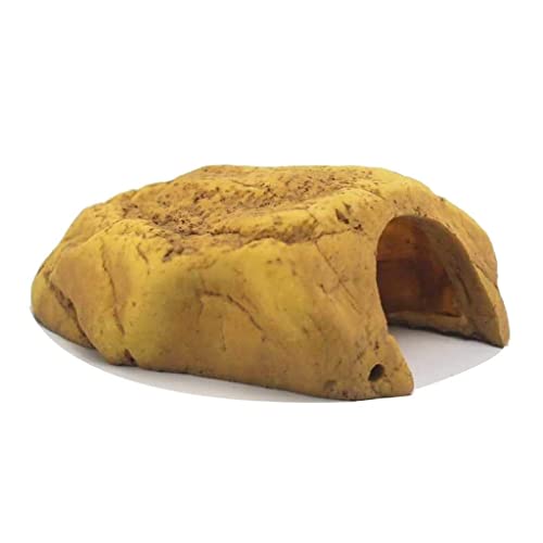 SDVantage Reptilien-Versteck für Amphibien, Aquarium, Reptilien-Höhle, Eckdekoration, Eidechse, Schlange, Schildkröte, Versteck, Zubehör, Ornamente (16,5 x 11 x 5,5 cm) von SDVantage