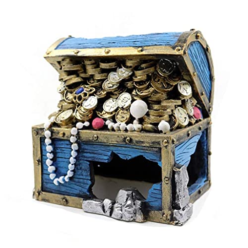 SDVantage Schatzversteck Aquarium Landschaftsbau - Lebensraum Dekor Schildkröte Eidechse Fisch Versteck Reptilien Höhle Box Zubehör von SDVantage