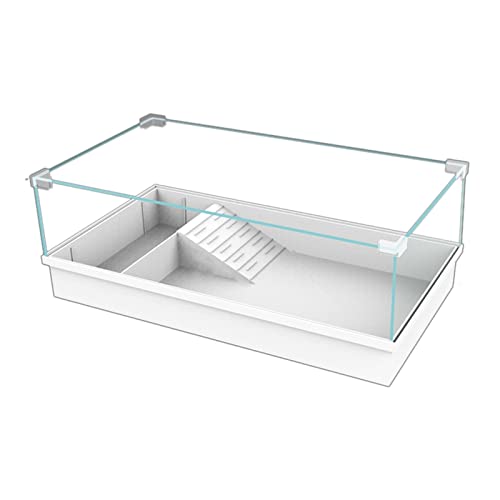 SDVantage Schildkrötenbecken Zuchtbox Kunststoff Reptilien-Terrarium Tragbares Reptilien-Terrarium Lebensraum für Haustierhäuser Reptilien-Terrarium von SDVantage