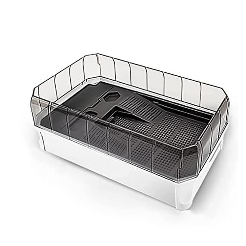 SDVantage Turtle Tank Turtle Tank Dedizierter Schildkrötenzuchttank mit Trocknungsplattform Schildkrötentank Zuchtbox Haushalt Große Villa Ökologisches Tank Reptilien-Terrarium (B) von SDVantage