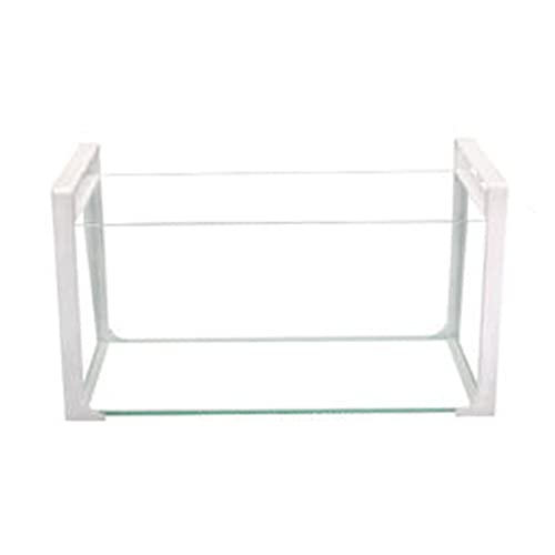 SDVantage Turtle Tank Turtle Tank Ökologischer Tank Kleine Glaslandschaft Terrarium Spezialtank zur Aufzucht von Schildkröten Große Villa für Haushalt Wohnzimmer Reptilien-Terrarium (L) von SDVantage