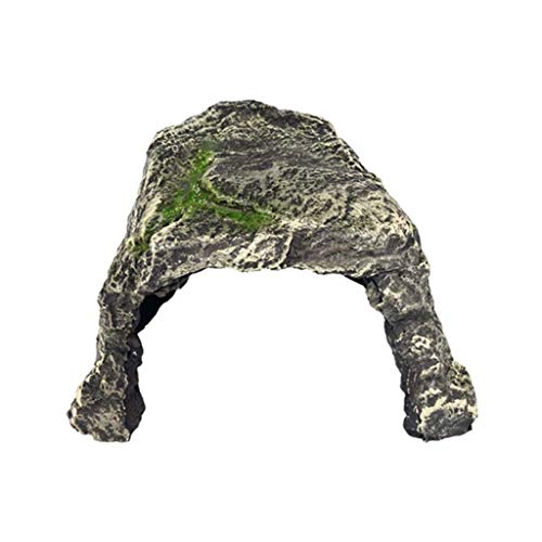SDVantage Versteck für ökologische Umgebung, Amphibien-Aquarium, Reptilienbox, Eckdekoration, Eidechse, Schlange, Schildkröte, Versteck (19 x 15 x 11 cm) von SDVantage