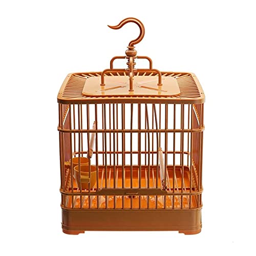 SDVantage Vogelkäfig/Vogelkäfig 23x23x32cm Montage Vogelkäfig mit Futterstation Kleintier Vogel Vollständiges Set aus Kunststoff Vogelhaus Papageienkäfig Hängender Vogelkäfig Papageien Voliere von SDVantage