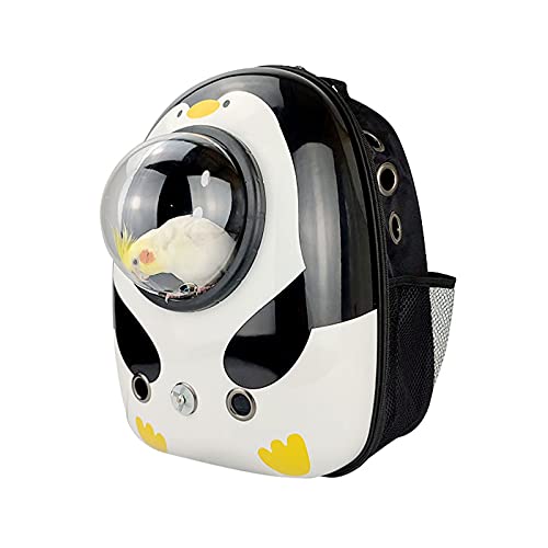 SDVantage Vogelkäfig/Vogelkäfige Haustier Papagei Katze Hund Tragetasche Rucksack Space Kapsel Bubble Transparent Vögel Reise Käfig Leicht Vogeltrage Rucksack Vogelkäfig Papageien von SDVantage