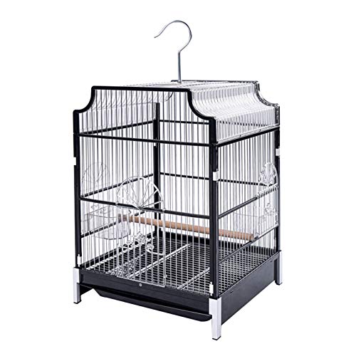 SDVantage Vogelkäfig Schmiedeeisen Großer F Vogelkäfig mit Rollständer für Sittich, Kanarienvögel, Finken, Papageien, Reisevogelkäfig Haustierbedarf SDVantage Vogelkäfig Schmiedeeisen Großer F Vogelkäfig mit Rollständer für Sittich, Kanarienvögel, Finken, Papageien, Reisevogelkäfig Haustierbedarf von SDVantage