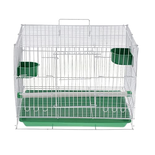 SDVantage Vogelkäfige Tragbare Vogelkäfige Große Quadratische Vogelträger Metall Stahl Vogelkiste Home Medium Bird Bird House Carrier Kreatives Vogelhaus Leicht zu Tragen von SDVantage