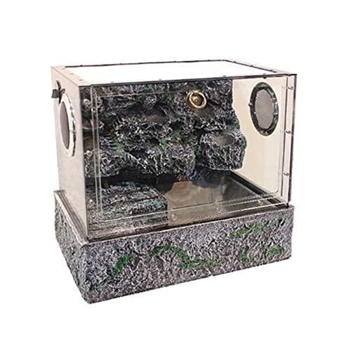 Turtle Tank Special Turtle Tank Breeding Box Turtle Box Turtle Tank Household Escape Prevention Reptile Terrarium (L) von SDVantage