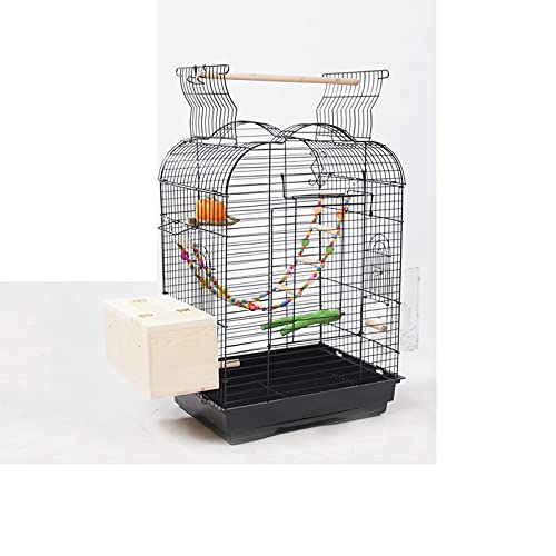 Vogelkäfig Vogelkäfig Halbkreis Sittichkäfig Metall Tigerhaut Mönch Starling Käfig Hängender Käfig für Sittiche Kanarienvögel Liebesvogel Vogelkäfig Papageien Voliere von SDVantage