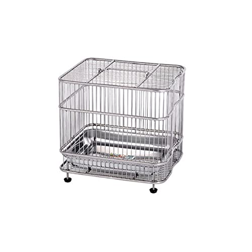 Vogelkäfig Vogelkäfig Wellensittich Edelstahl Vogelkäfig Eckig Klein Badkäfig Edelstahl Vogelkäfig Zubehör Vogelkäfig Papageien Voliere von SDVantage