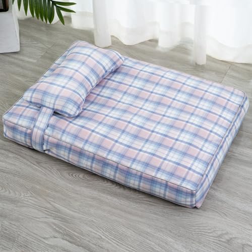 Hundebett-Matte für große Hunde, orthopädisches Hundebett für mittelgroße und große Hunde, mit rutschfester Unterseite und Kissen, D-M, D-Medium Hundebett-Matte für große Hunde, orthopädisches Hundebett für mittelgroße und große Hunde, mit rutschfester Unterseite und Kissen, D-M, D-Medium von SDdPulse