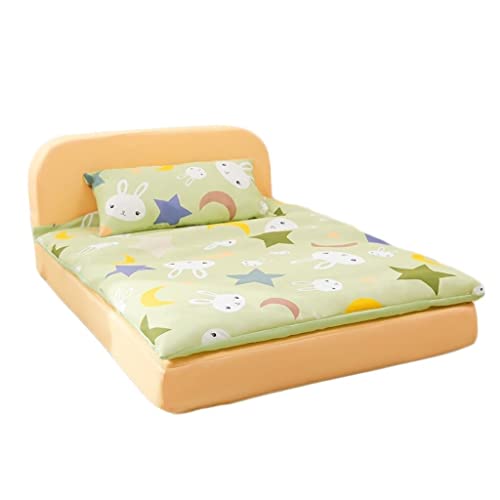 SDdPulse Hundebett Kühlbett Teddy Welpe Abnehmbar Und Waschbar Katzenbett Katzenbett Kätzchen Haustierbedarf, Gelb-Medium SDdPulse Hundebett Kühlbett Teddy Welpe Abnehmbar Und Waschbar Katzenbett Katzenbett Kätzchen Haustierbedarf, Gelb-Medium von SDdPulse