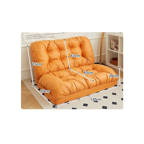 SDdPulse Hundebett für Menschen und Erwachsene, verstellbarer Stuhl, fauler Boden, Sofa, Wohnzimmerbett, abnehmbarer Sitzsack, Boden-Lounge-Stuhl, Orange, 120 cm SDdPulse Hundebett für Menschen und Erwachsene, verstellbarer Stuhl, fauler Boden, Sofa, Wohnzimmerbett, abnehmbarer Sitzsack, Boden-Lounge-Stuhl, Orange, 120 cm von SDdPulse