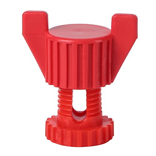 Plastikschraubmutter -Set Belüftung, Premium -ABS -Material für Geflügelzuchtgeräte mit ABS -Material 100pcs Weiß 20pcs Rot (Rot 20 Stück) von SEAFRONT