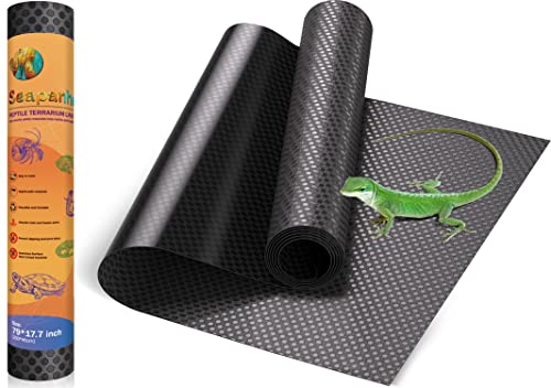 SEAPANHE Großer Reptilienteppich Terrariumeinlage Bettwäsche Substratmatte – nicht klebende Teppichbettwäsche für Reptilienbecken – wärmende Terrarium-Bodeneinlage für Bartagamen, Leguan, Schildkröte, SEAPANHE Großer Reptilienteppich Terrariumeinlage Bettwäsche Substratmatte – nicht klebende Teppichbettwäsche für Reptilienbecken – wärmende Terrarium-Bodeneinlage für Bartagamen, Leguan, Schildkröte, von SEAPANHE