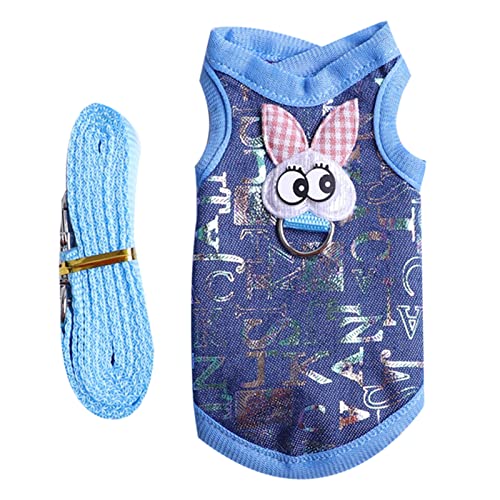Geschirr und Leine, Weste für Kleintiere, Outdoor-Spaziergänge, Kleidung für Chinchilla, klein, zwei Größen Geschirr und Leine, Weste für Kleintiere, Outdoor-Spaziergänge, Kleidung für Chinchilla, klein, zwei Größen von SEAYACK