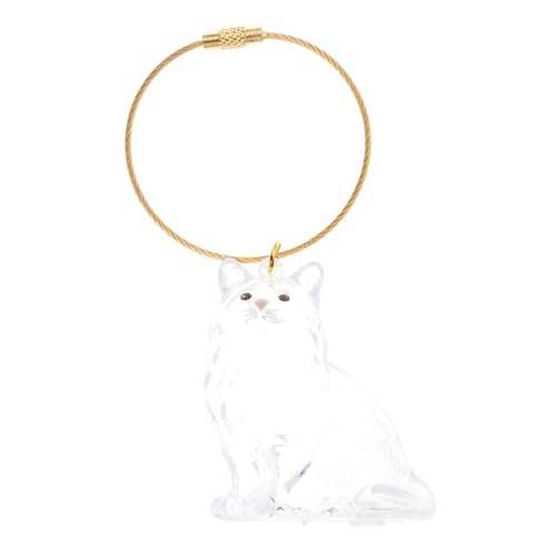 Memorial Hair Storage Gadgets With Kitten-Shaped Body Memorial Finish Ideal For Car And Handbag Cats Hair Souvenir Travel Container von SEAYACK