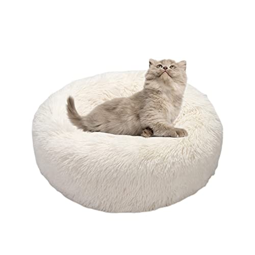 Beruhigendes Katzenbett Haustiernest Angstlinderung Haustierbett Weiches Kuscheltier Donut Hundebett Plüsch Schlafbett für mittelgroße und kleine Innenräume Katzen Selbstwärmend Welpe Anti-Rutsch Beruhigendes Katzenbett Haustiernest Angstlinderung Haustierbett Weiches Kuscheltier Donut Hundebett Plüsch Schlafbett für mittelgroße und kleine Innenräume Katzen Selbstwärmend Welpe Anti-Rutsch von SEDOXX