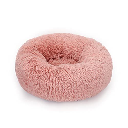 Hundebett Donut-Katzenbett für drinnen und draußen, weiches, flauschiges Haustierbett, beruhigendes Hundebett für Welpen, Schlafbett, Gelenkentlastung, Katzenkissen, Bett für kleine Hunde von SEDOXX