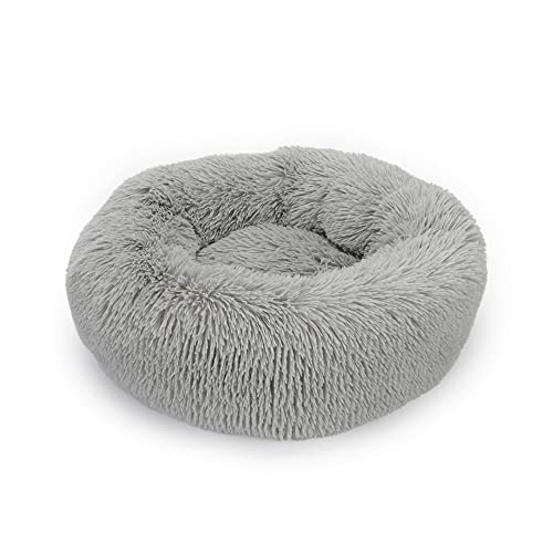 Hundebett Donut-Katzenbett für drinnen und draußen, weiches, flauschiges Haustierbett, beruhigendes Hundebett für Welpen, Schlafbett, Gelenkentlastung, Katzenkissen, Bett für kleine Hunde von SEDOXX