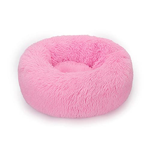 Hundebett Donut-Katzenbett für drinnen und draußen, weiches, flauschiges Haustierbett, beruhigendes Hundebett für Welpen, Schlafbett, Gelenkentlastung, Katzenkissen, Bett für kleine Hunde von SEDOXX