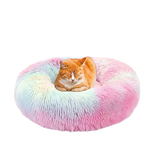 Katzenbett, flauschig, Kissenmatte, Plüsch, für kleine Hunde, Donut, Kuschelhütte, warmes Welpensofa für drinnen und draußen, Katzen, Schlafen, verbessertes, beruhigendes Haustierbett Katzenbett, flauschig, Kissenmatte, Plüsch, für kleine Hunde, Donut, Kuschelhütte, warmes Welpensofa für drinnen und draußen, Katzen, Schlafen, verbessertes, beruhigendes Haustierbett von SEDOXX