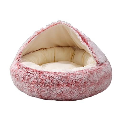 Katzenbett, mittelgroßes Plüsch-Haustierbett, beruhigendes Kissen, Katzenbett für drinnen und draußen, waschbar, Welpen, Kätzchen, Haustiersofa, flauschiges Donut-Hundebett Katzenbett, mittelgroßes Plüsch-Haustierbett, beruhigendes Kissen, Katzenbett für drinnen und draußen, waschbar, Welpen, Kätzchen, Haustiersofa, flauschiges Donut-Hundebett von SEDOXX