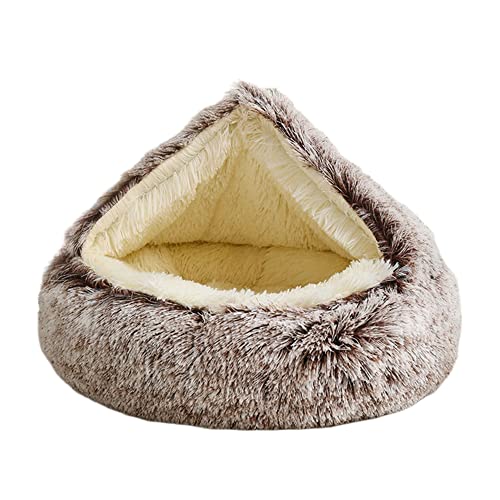 Katzenbett, mittelgroßes Plüsch-Haustierbett, beruhigendes Kissen, Katzenbett für drinnen und draußen, waschbar, Welpen, Kätzchen, Haustiersofa, flauschiges Donut-Hundebett Katzenbett, mittelgroßes Plüsch-Haustierbett, beruhigendes Kissen, Katzenbett für drinnen und draußen, waschbar, Welpen, Kätzchen, Haustiersofa, flauschiges Donut-Hundebett von SEDOXX