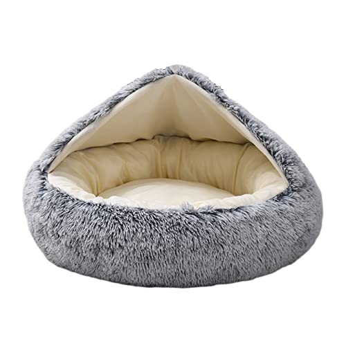 Katzenbett, mittelgroßes Plüsch-Haustierbett, beruhigendes Kissen, Katzenbett für drinnen und draußen, waschbar, Welpen, Kätzchen, Haustiersofa, flauschiges Donut-Hundebett Katzenbett, mittelgroßes Plüsch-Haustierbett, beruhigendes Kissen, Katzenbett für drinnen und draußen, waschbar, Welpen, Kätzchen, Haustiersofa, flauschiges Donut-Hundebett von SEDOXX
