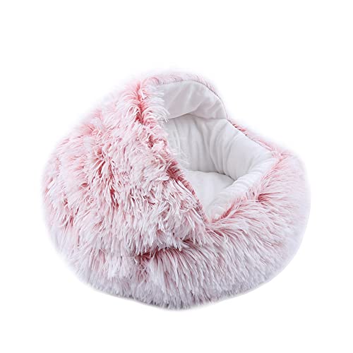 Katzenbett für Indoor-Katzen, Plüsch-Haustierbetten mit Höhle, beruhigendes Katzensofa, Schlafkissen, Bett, Welpen, Kätzchenbett, 2-in-1, wandelbar, weiche Decke für kleine Katzen Katzenbett für Indoor-Katzen, Plüsch-Haustierbetten mit Höhle, beruhigendes Katzensofa, Schlafkissen, Bett, Welpen, Kätzchenbett, 2-in-1, wandelbar, weiche Decke für kleine Katzen von SEDOXX