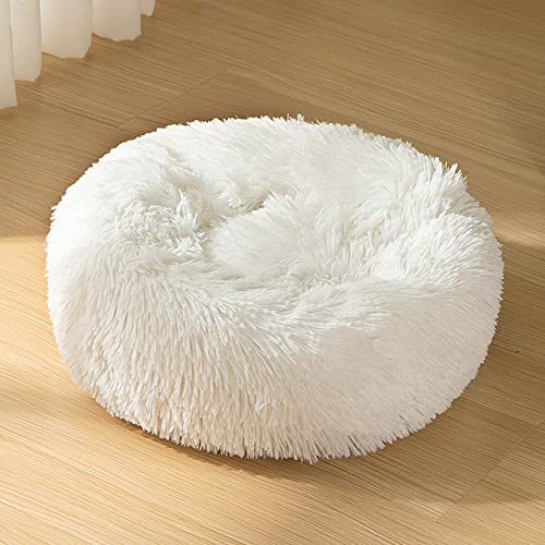 Katzenbett für kleine, mittelgroße Haustiere, weiches Plüsch-Donut-Haustierbett für drinnen und draußen, selbstwärmend, flauschig, hält warm, gemütlich, beruhigendes Bett, maschinenwaschbar Katzenbett für kleine, mittelgroße Haustiere, weiches Plüsch-Donut-Haustierbett für drinnen und draußen, selbstwärmend, flauschig, hält warm, gemütlich, beruhigendes Bett, maschinenwaschbar von SEDOXX
