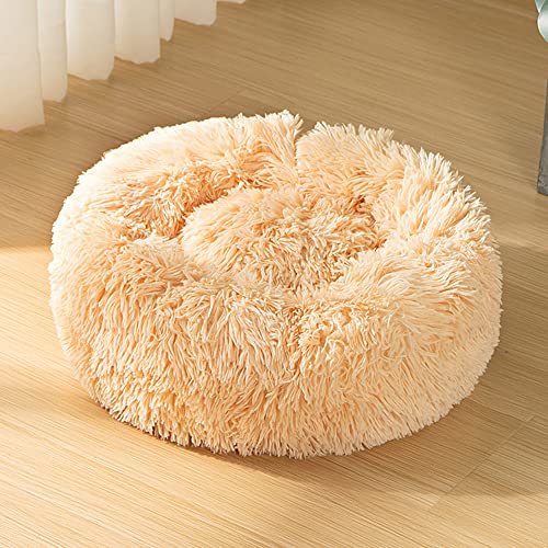 Katzenbett für kleine, mittelgroße Haustiere, weiches Plüsch-Donut-Haustierbett für drinnen und draußen, selbstwärmend, flauschig, hält warm, gemütlich, beruhigendes Bett, maschinenwaschbar Katzenbett für kleine, mittelgroße Haustiere, weiches Plüsch-Donut-Haustierbett für drinnen und draußen, selbstwärmend, flauschig, hält warm, gemütlich, beruhigendes Bett, maschinenwaschbar von SEDOXX