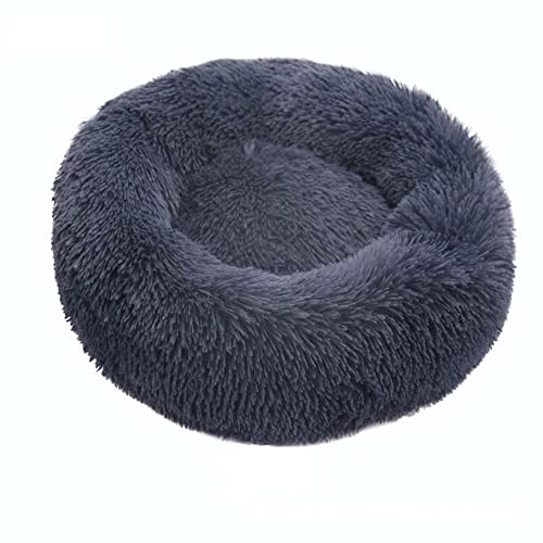 Rundes Plüsch-Haustierbett, Donut-Haustierbett, flauschiges Katzenbett für kleine Katzen, Welpen, Kätzchen mit rutschfester Unterseite, warmes Sofa Kuschelhütte für den Innenbereich Rundes Plüsch-Haustierbett, Donut-Haustierbett, flauschiges Katzenbett für kleine Katzen, Welpen, Kätzchen mit rutschfester Unterseite, warmes Sofa Kuschelhütte für den Innenbereich von SEDOXX