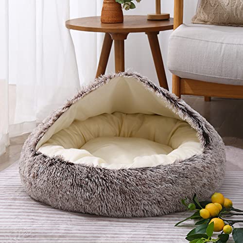SEDOXX Donut-Höhle Katzenbett, Katzen-Sofa, Bett, beruhigendes Haus, Plüsch, Kuscheldecke, rundes Katzen- und Hundebett für Innen, Katzen, Kätzchen, Welpen, Haustierkissen, Bett, Baumwolle, 50 cm, SEDOXX Donut-Höhle Katzenbett, Katzen-Sofa, Bett, beruhigendes Haus, Plüsch, Kuscheldecke, rundes Katzen- und Hundebett für Innen, Katzen, Kätzchen, Welpen, Haustierkissen, Bett, Baumwolle, 50 cm, von SEDOXX