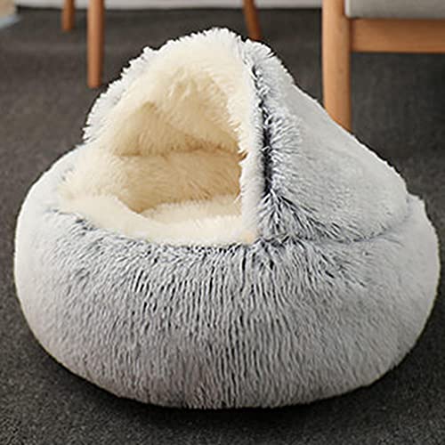 SEDOXX Katzenbett, Plüsch, Donut-Haustierbett, gemütlich, beruhigendes Bett, Hundebett für mittelgroße und kleine Katzen mit Decke, warm, kuschelig, Zwinger, Welpensofa, Haustierschlafbett, SEDOXX Katzenbett, Plüsch, Donut-Haustierbett, gemütlich, beruhigendes Bett, Hundebett für mittelgroße und kleine Katzen mit Decke, warm, kuschelig, Zwinger, Welpensofa, Haustierschlafbett, von SEDOXX