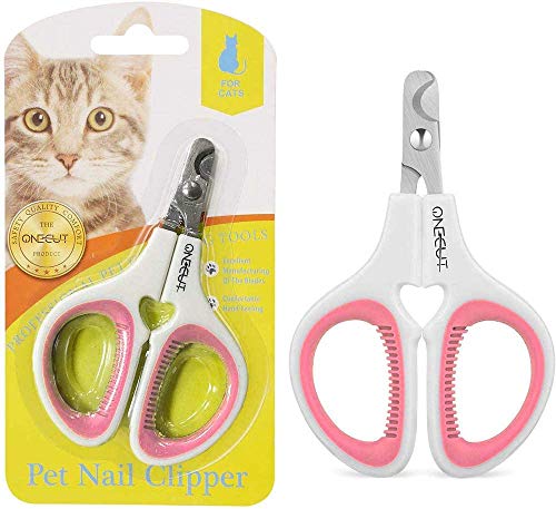 OneCut Nagelknipser für Haustiere, Update-Version für Katzen und Kätzchen, Krallenschneider zum Trimmen, professionelle Haustier-Nagelknipser, ideal für Katzen, Welpen, Kätzchen und kleine Hunde von SEGMINISMART