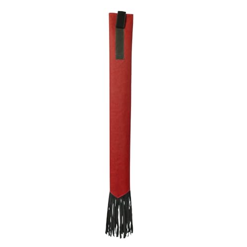 1 Stück Schweifschoner, Wasserdicht Verschluss langlebig Nylon Pferdeschwanz Tasche, Komfortable Stretch-Stoff Pferdeschwanz Guard Pferd (Rot) von SEIWEI
