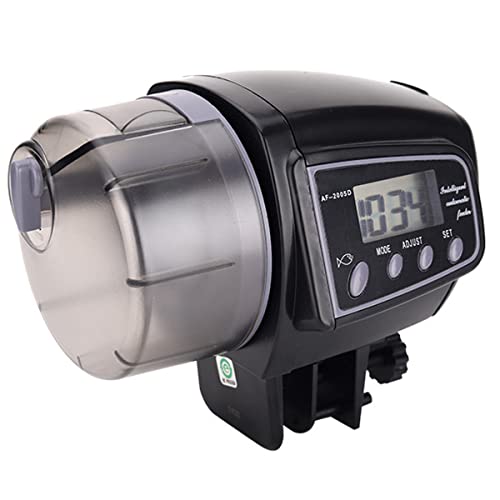 Automatischer Fisch-Futterspender, feuchtigkeitsbeständig, elektrischer Fisch-Futterspender, Aquarium-Tank-Timer-Futterspender, Bildschirm, automatischer Lebensmittelspender, Fischfütterung, Automatischer Fisch-Futterspender, feuchtigkeitsbeständig, elektrischer Fisch-Futterspender, Aquarium-Tank-Timer-Futterspender, Bildschirm, automatischer Lebensmittelspender, Fischfütterung, von SEIWEI