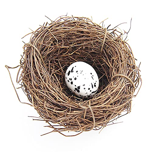 Vogelnest, künstliches Vogelnest, Vogelhäuser, Garten, Natur, Kunsthandwerk, künstliches Vogelnest, Vintage-Vogelkäfig, kreativ für Ostern, Frühlingsdekoration, optisches Geschäft (6 cm) von SEIWEI