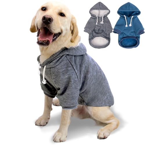 Hunde-Kapuzenpullover und -jacken, weicher Hunde-Kapuzenpullover für kleine, mittelgroße und große Hunde und Katzen, Ganzjahres-Komfort und Passform, stilvolle Haustier-Shirts, Bekleidung und Zubehör Hunde-Kapuzenpullover und -jacken, weicher Hunde-Kapuzenpullover für kleine, mittelgroße und große Hunde und Katzen, Ganzjahres-Komfort und Passform, stilvolle Haustier-Shirts, Bekleidung und Zubehör von SEKUMDAN