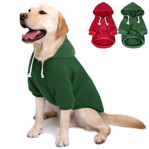 Hunde-Kapuzenpullover und -jacken, weicher Hunde-Kapuzenpullover für kleine, mittelgroße und große Hunde und Katzen, Ganzjahres-Komfort und Passform, stilvolle Haustier-Shirts, Bekleidung und Zubehör von SEKUMDAN