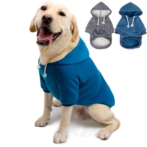 Hunde-Kapuzenpullover und -jacken, weicher Hunde-Kapuzenpullover für kleine, mittelgroße und große Hunde und Katzen, Ganzjahres-Komfort und Passform, stilvolle Haustier-Shirts, Bekleidung und Zubehör Hunde-Kapuzenpullover und -jacken, weicher Hunde-Kapuzenpullover für kleine, mittelgroße und große Hunde und Katzen, Ganzjahres-Komfort und Passform, stilvolle Haustier-Shirts, Bekleidung und Zubehör von SEKUMDAN