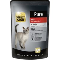 SELECT GOLD Adult Pure in Soße Rind 12x85 g von SELECT GOLD