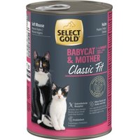SELECT GOLD Babycat & Mother Soft Mousse Nassfutter Huhn 6x400g von SELECT GOLD